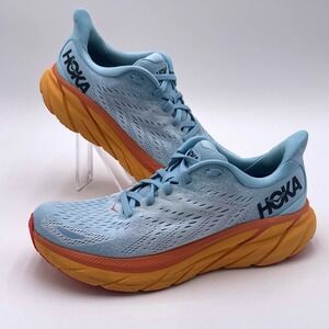 Hoka Hoka One One Clifton 8 Women's Running Shoes Blue Athletic Sneakers Size 9B